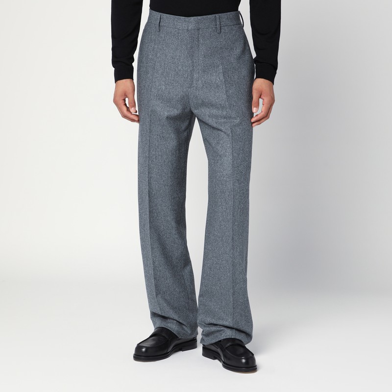 Grey wool trousers