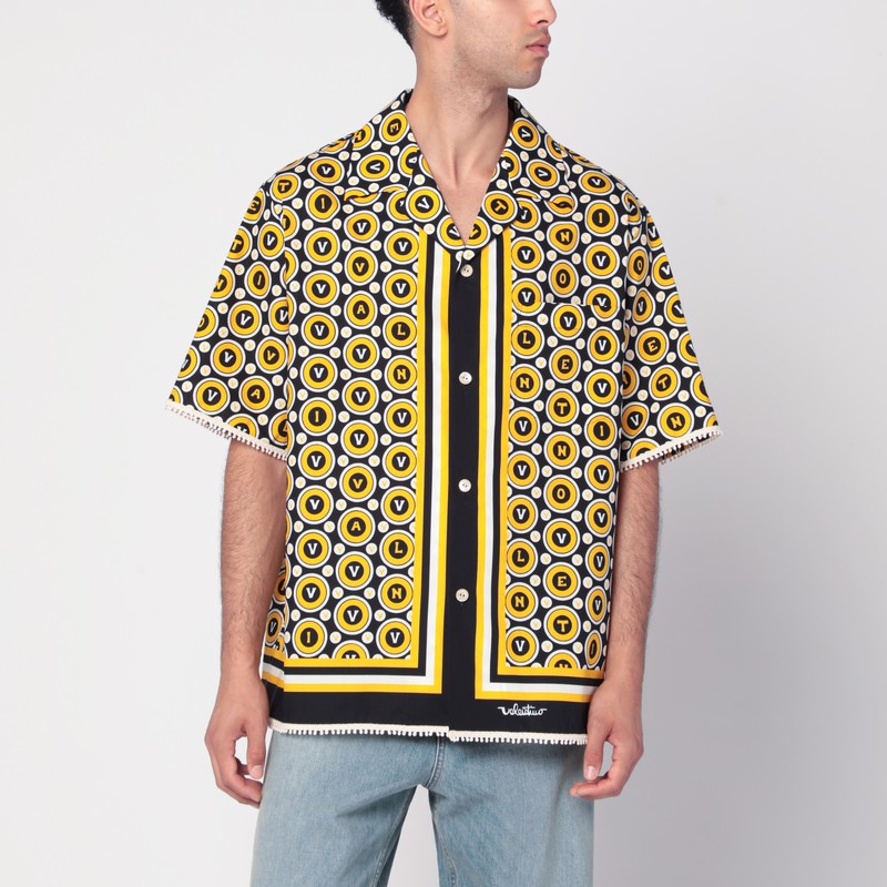 Bowling shirt with Bulles Royales print