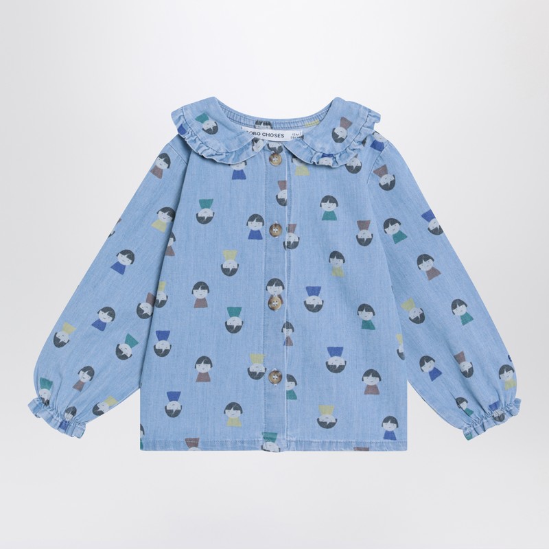 Light blue denim shirt