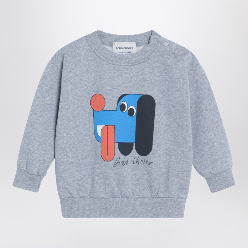 Grey organic cotton sweatshirt