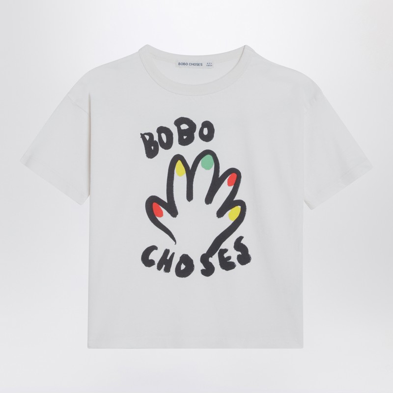 White T-shirt with logo print