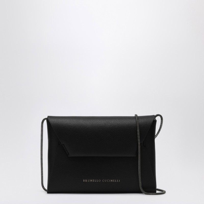 Clutch in Garnet Leather