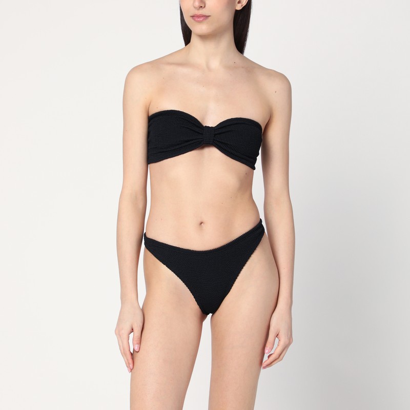 Jean bikini set in black