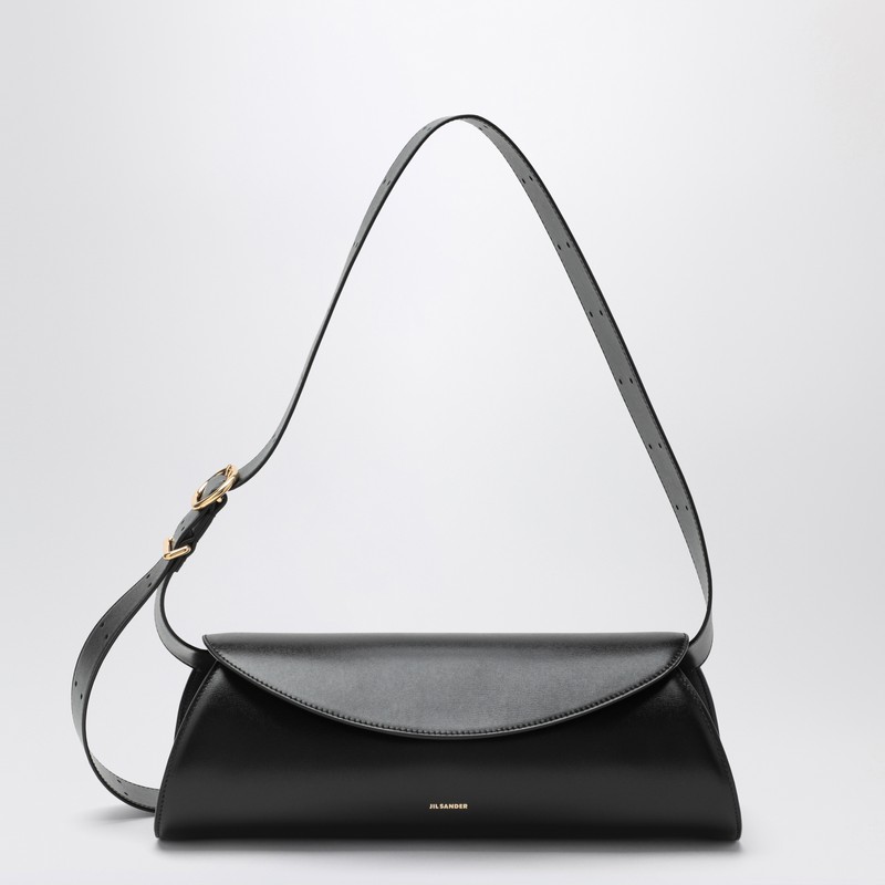 Large Cannolo shoulder bag in black