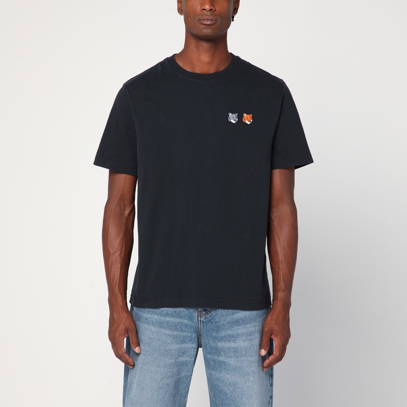 Anthracite grey cotton T-shirt