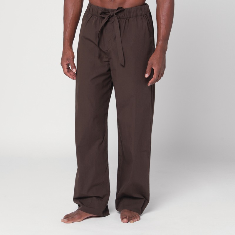 Brown pyjama trousers