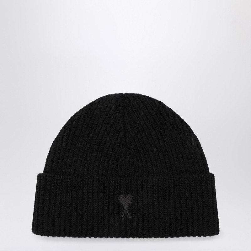 Ami de Coeur black wool hat