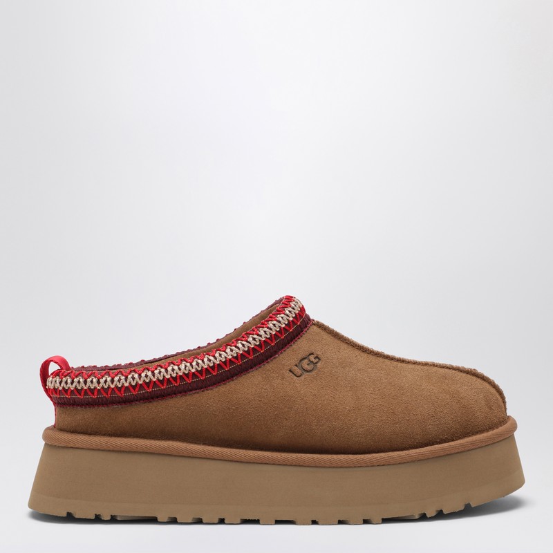 Tazz chestnut suede slipper