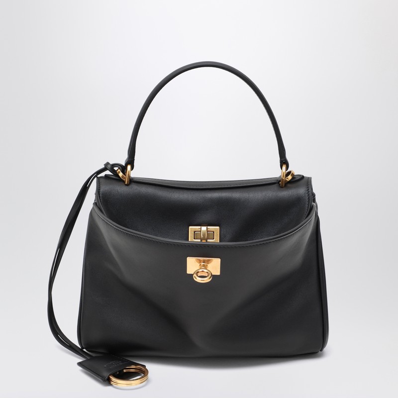 Black calfskin Rodeo Mini bag