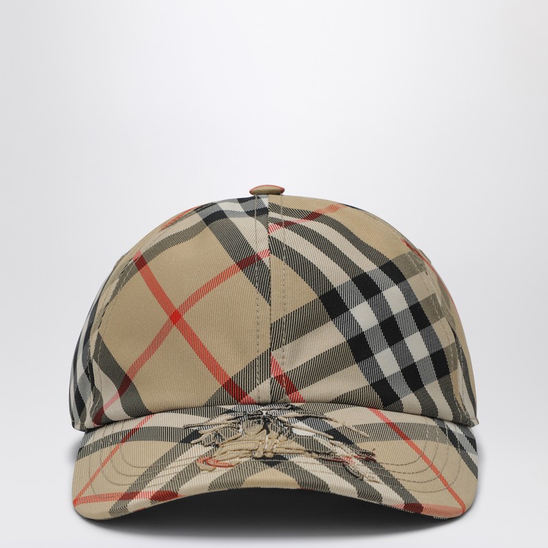 Baseball cap Check pattern with EKD