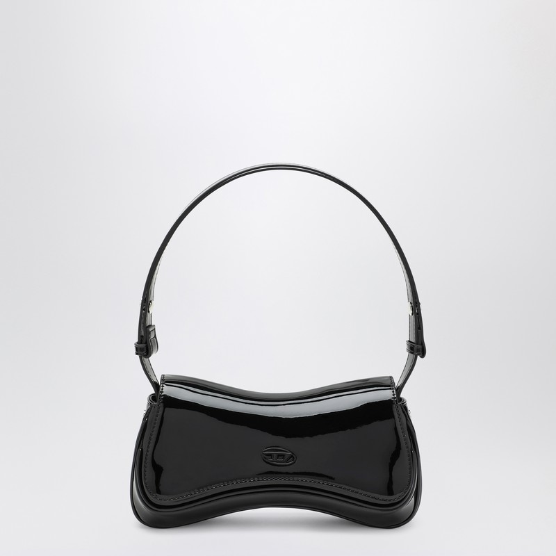 Medium Play bag in black patent leather