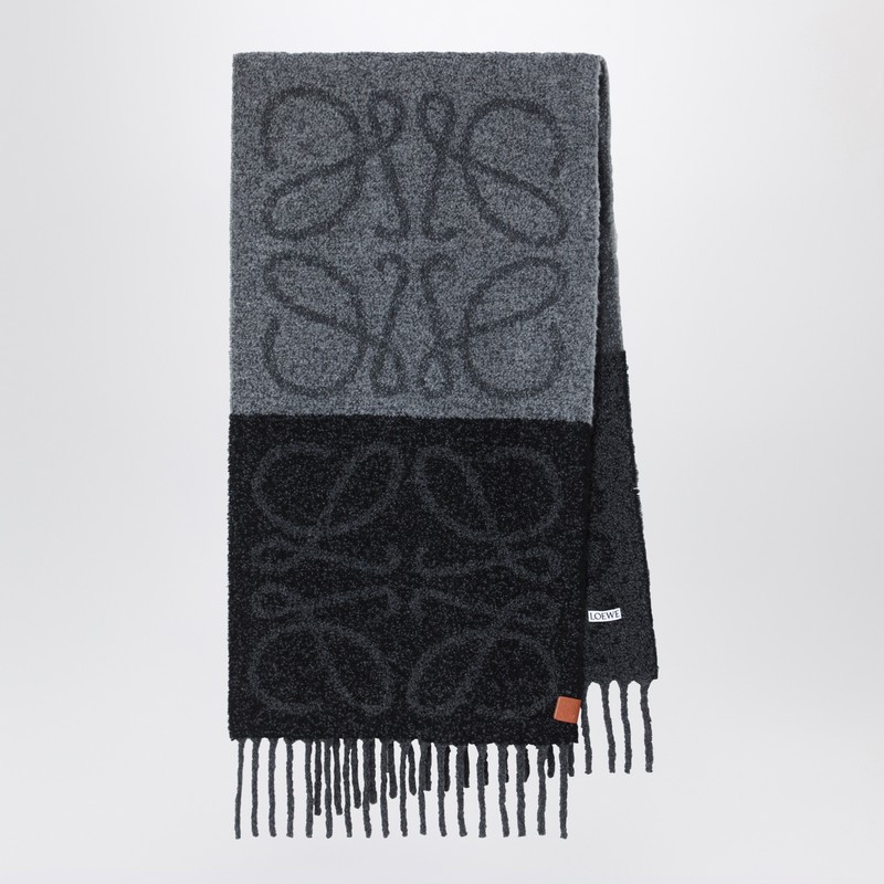 Anagram dark grey/black scarf