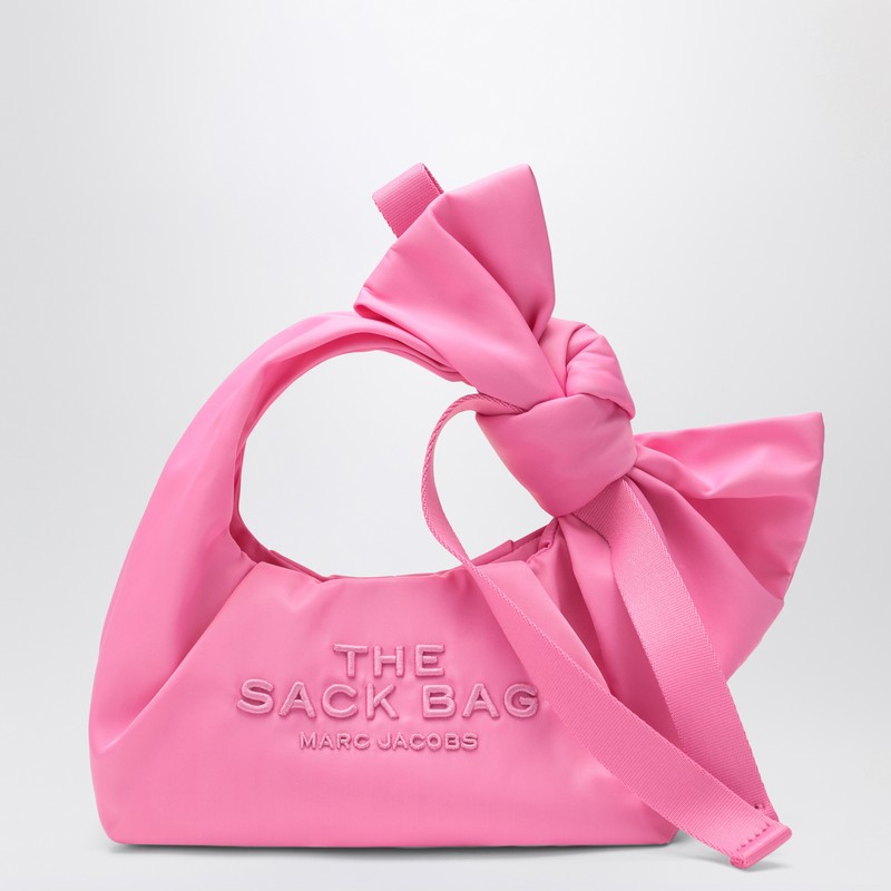 Mini pink The Bow nylon bag