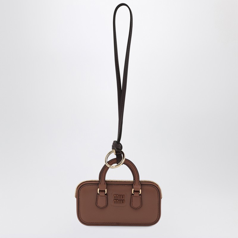 Trick Arcadie in cognac-coloured leather