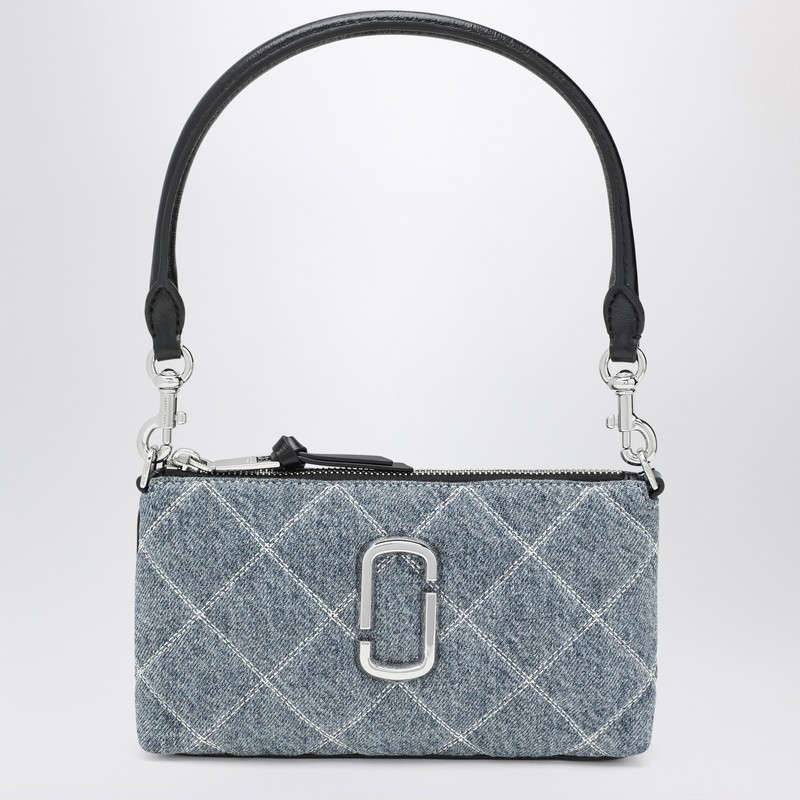 Pochette Snapshot in quilted denim