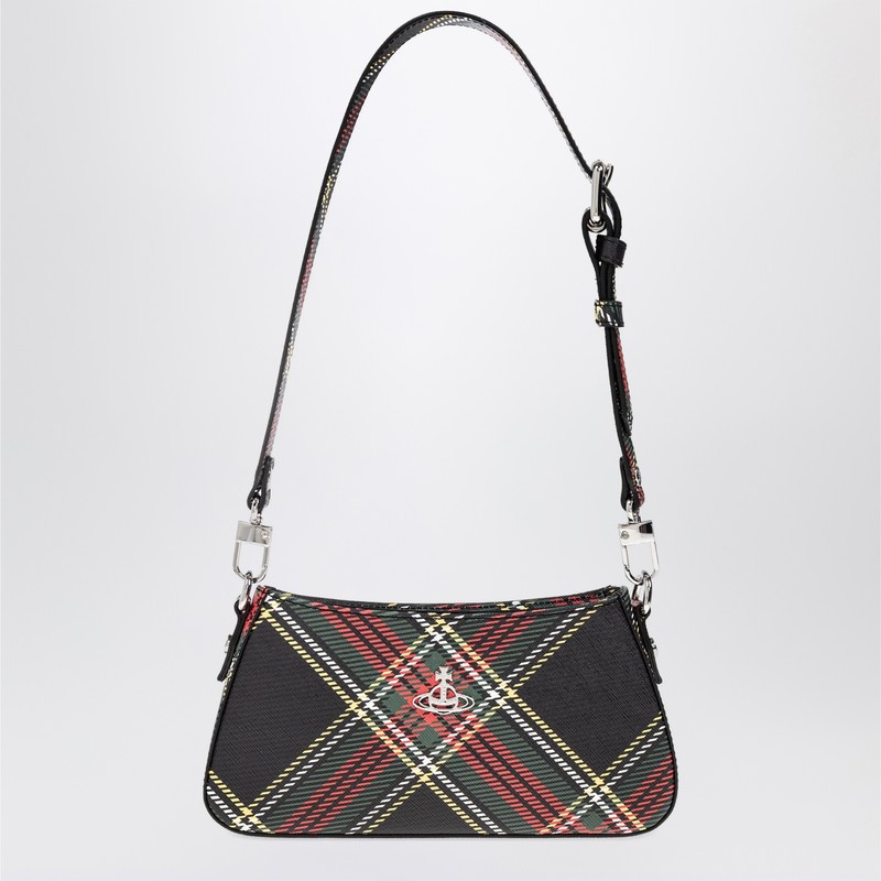 Tasha bag with tartan pattern