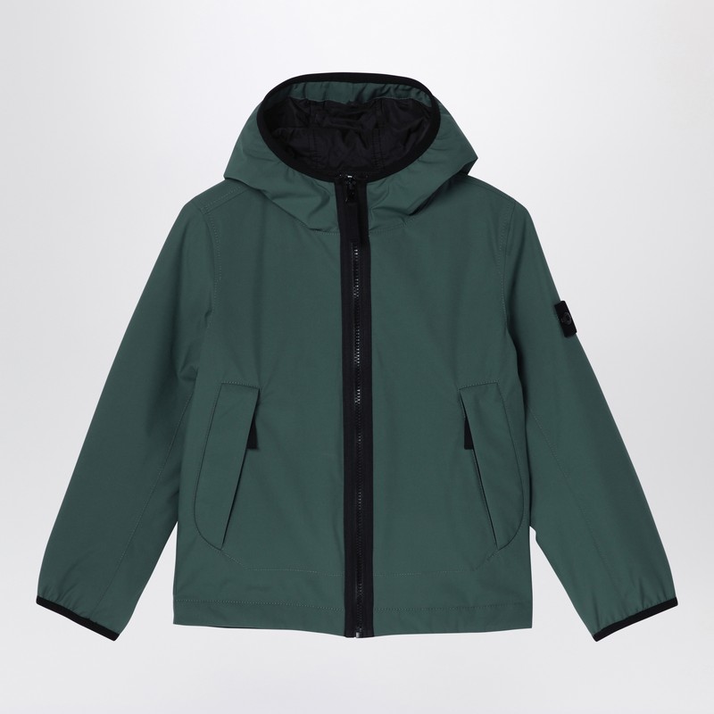 Green zipped jacket