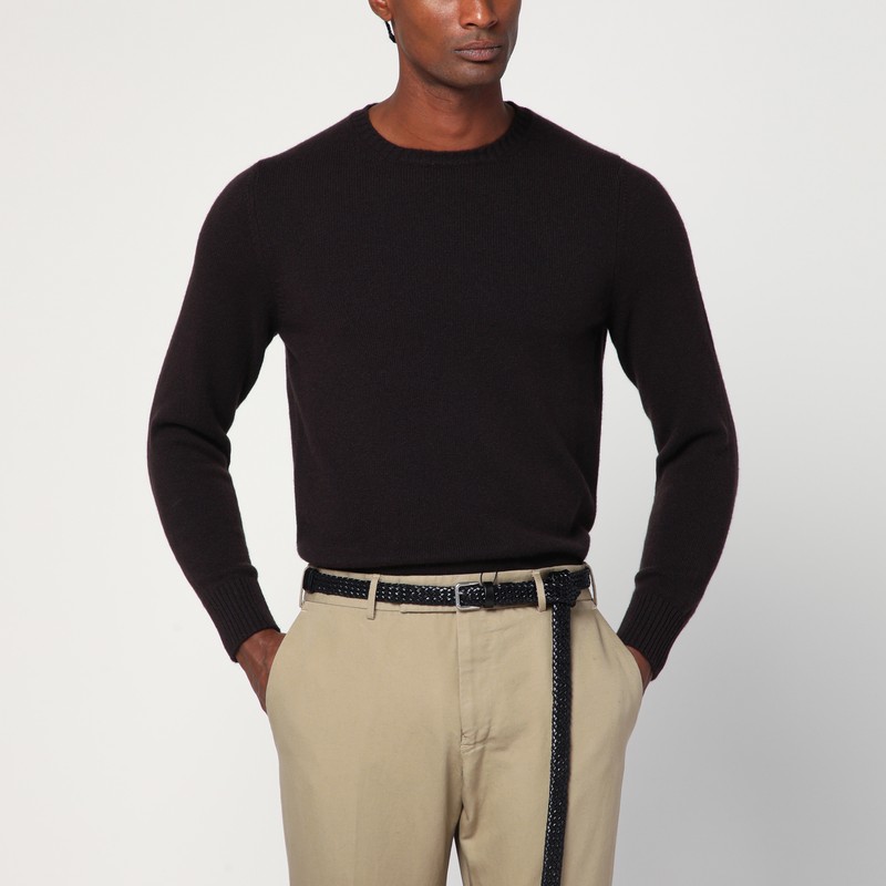 Brown cashmere sweater