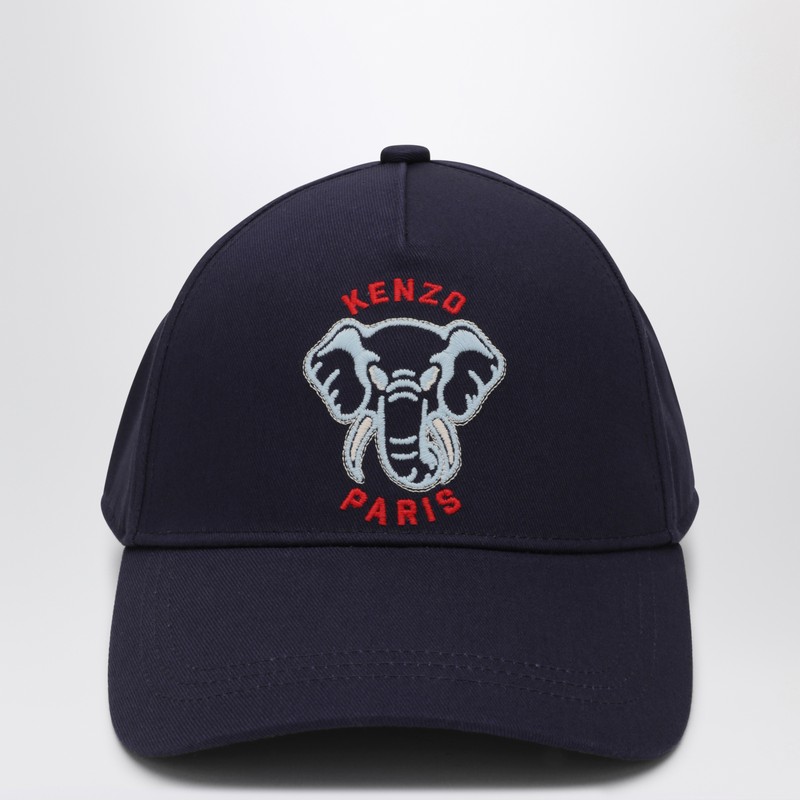 Navy blue baseball cap with logo