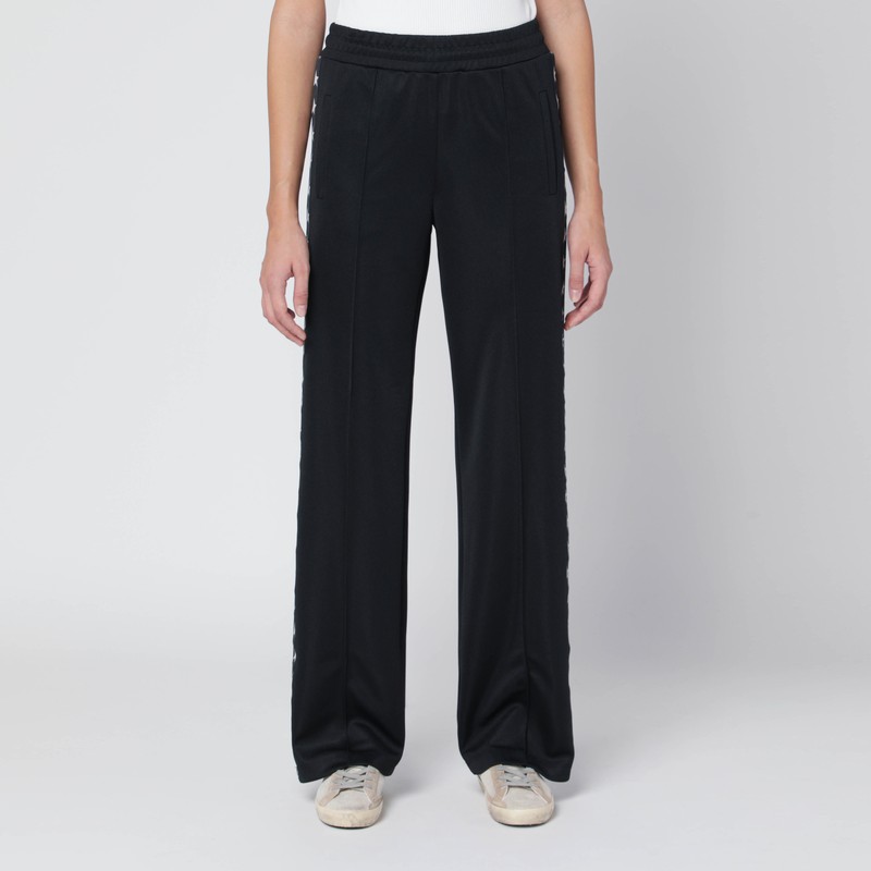 Black jogging trousers with stars