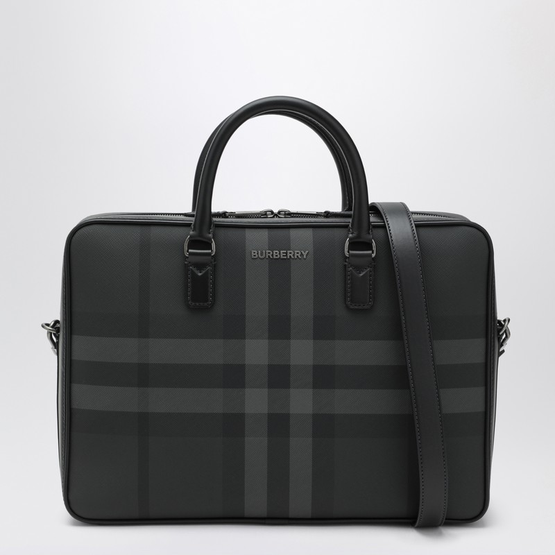 Ainsworth document bag in charcoal colour