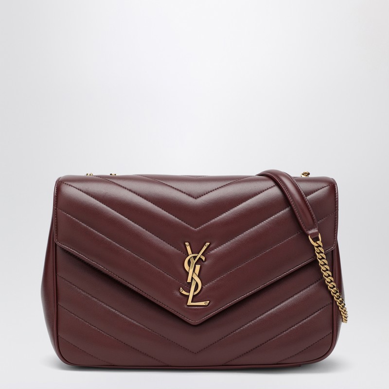 Large LouLou Hot Wine Leather Bag