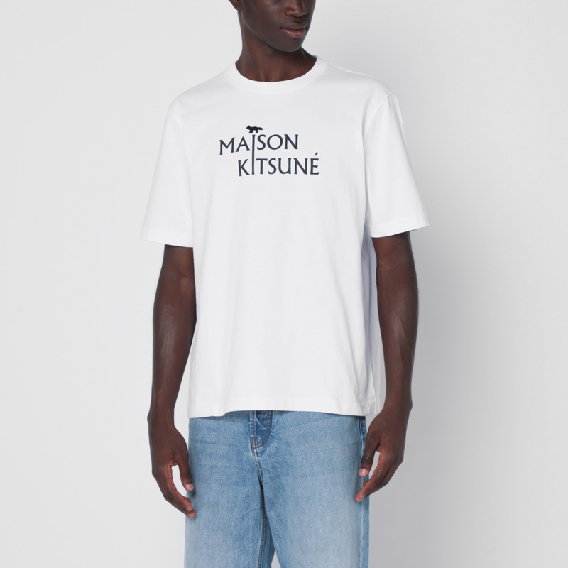White T-shirt with logo print