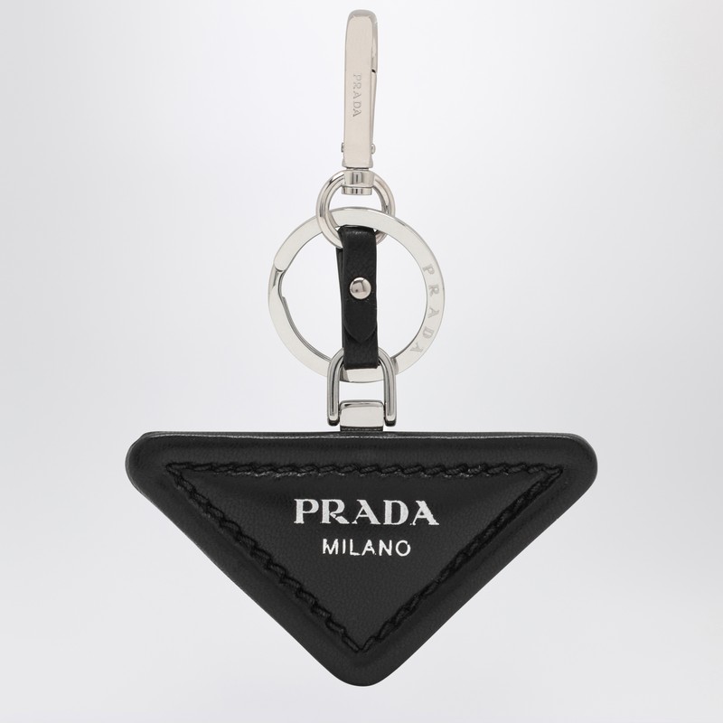 Black key ring with logo