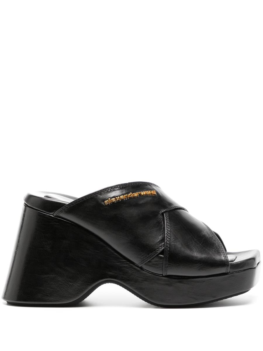 Alexander Wang Float Criss-Cross Wedge Sandal Shoes