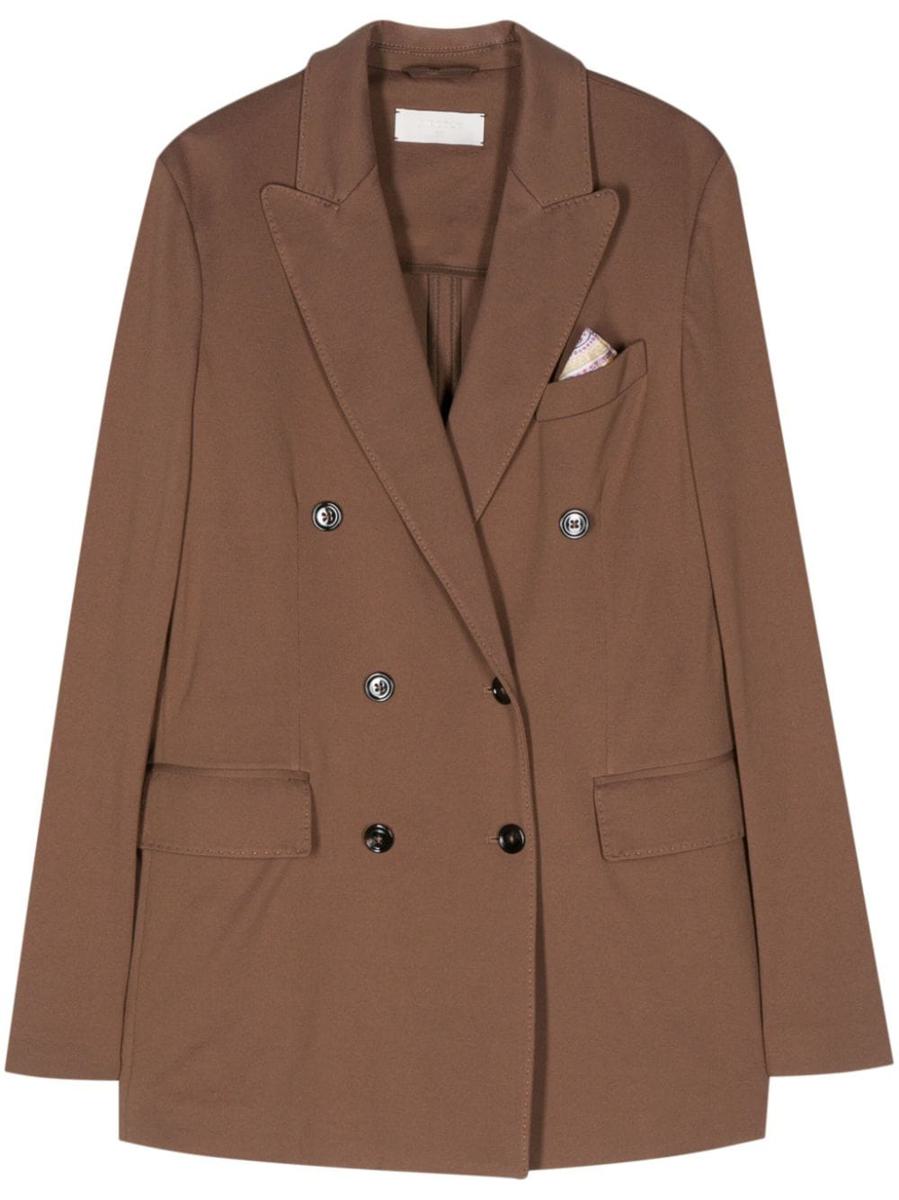Circolo 1901 Double-Breasted Pique Jacket