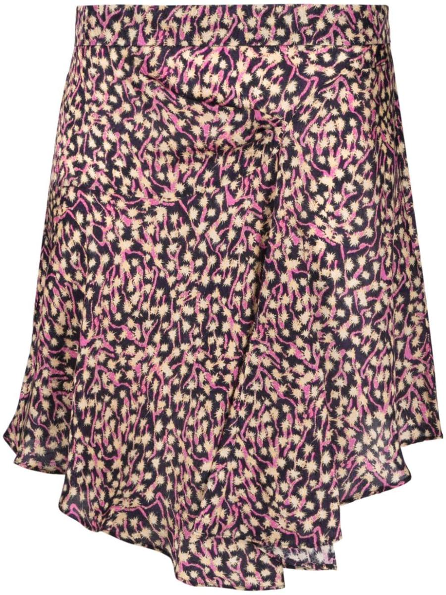 Isabel Marant Selena Asymmetric Draped Skirt