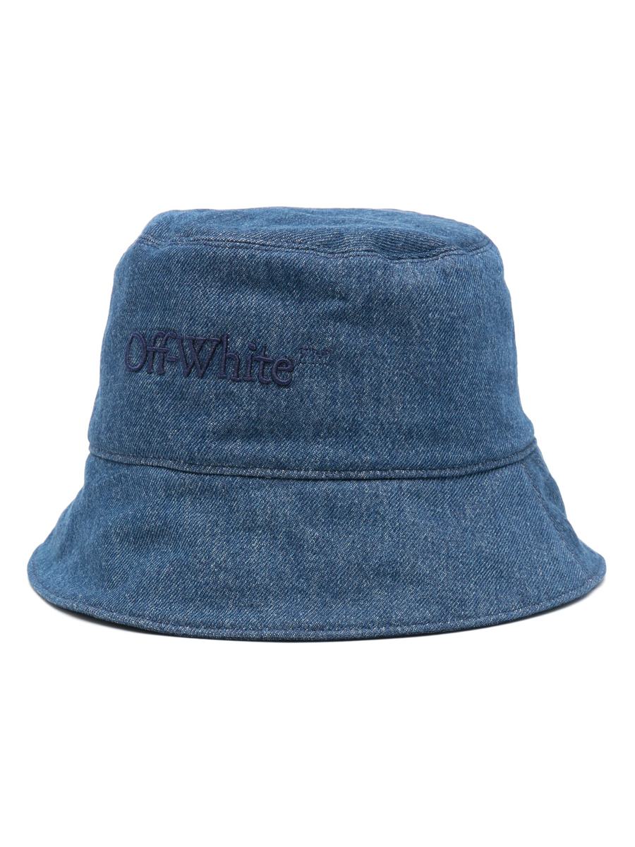 Off-White Bookish Denim Bucket Hat