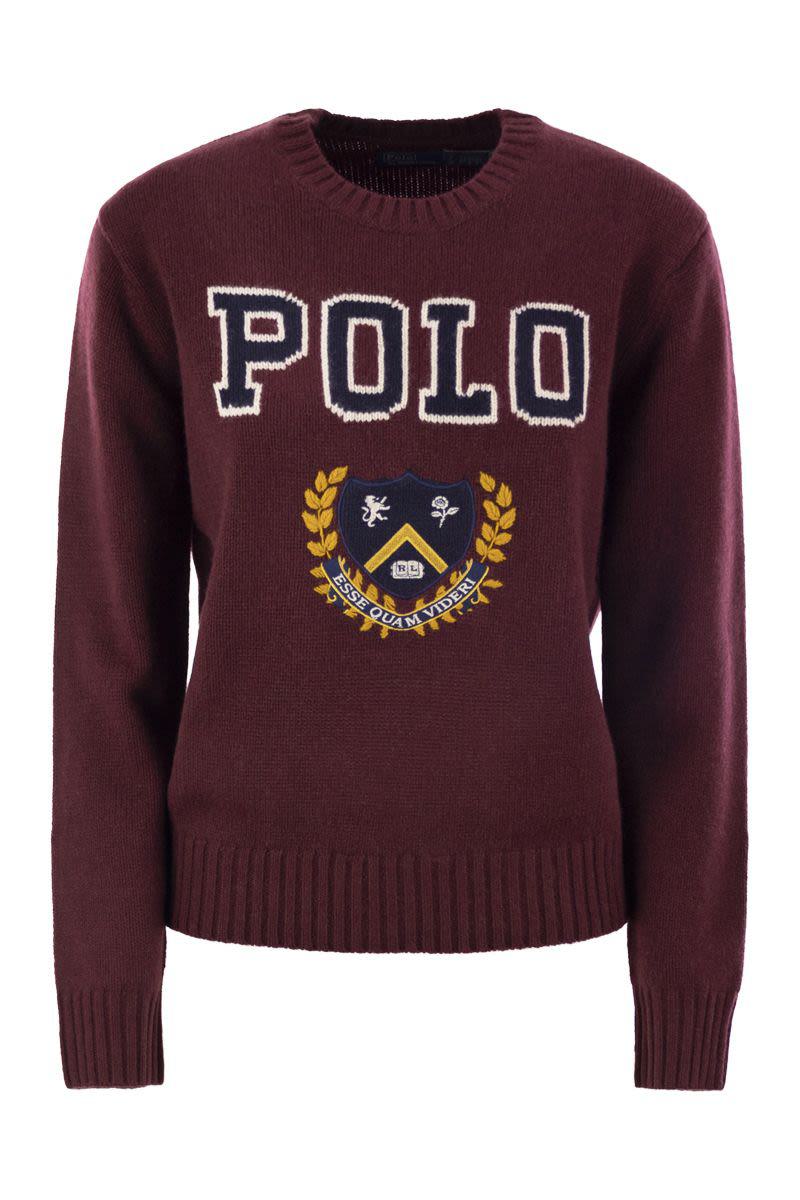Polo Ralph Lauren 橄榄球风格多色毛衣