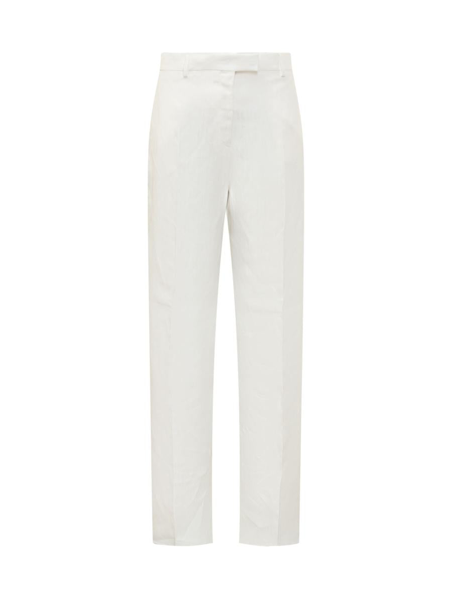 Salvatore Ferragamo Silk And Viscose Pants