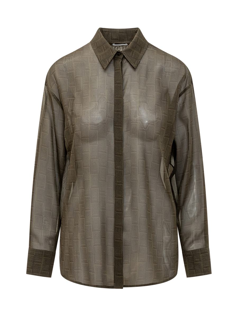 Salvatore Ferragamo Monogram Print Shirt