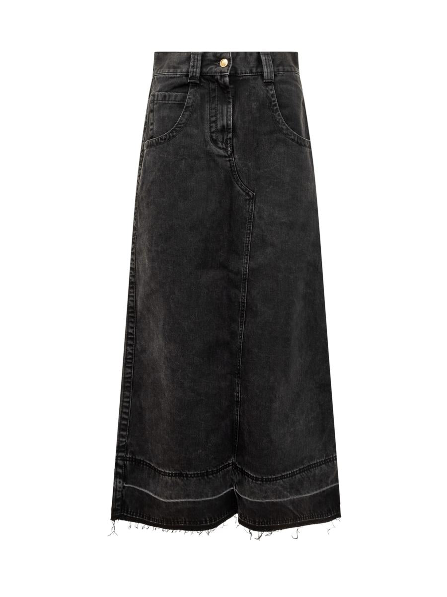 Palm Angels Jeans Skirt