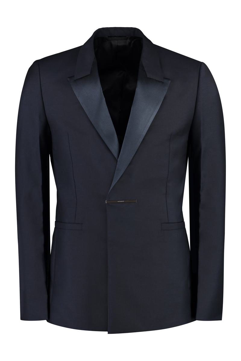 Givenchy Wool Blend Single-Breast Jacket