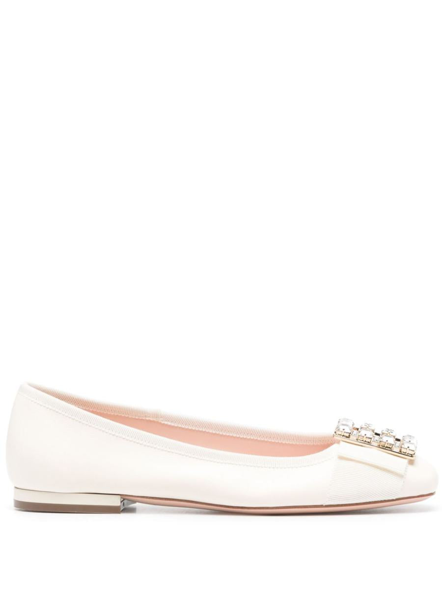 Roger Vivier Très Vivier 皮革芭蕾舞平底鞋