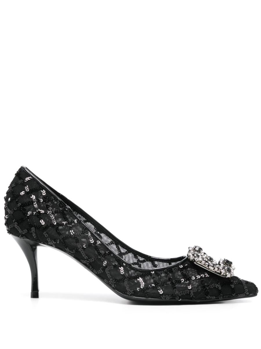 Roger Vivier 花朵水晶高跟鞋