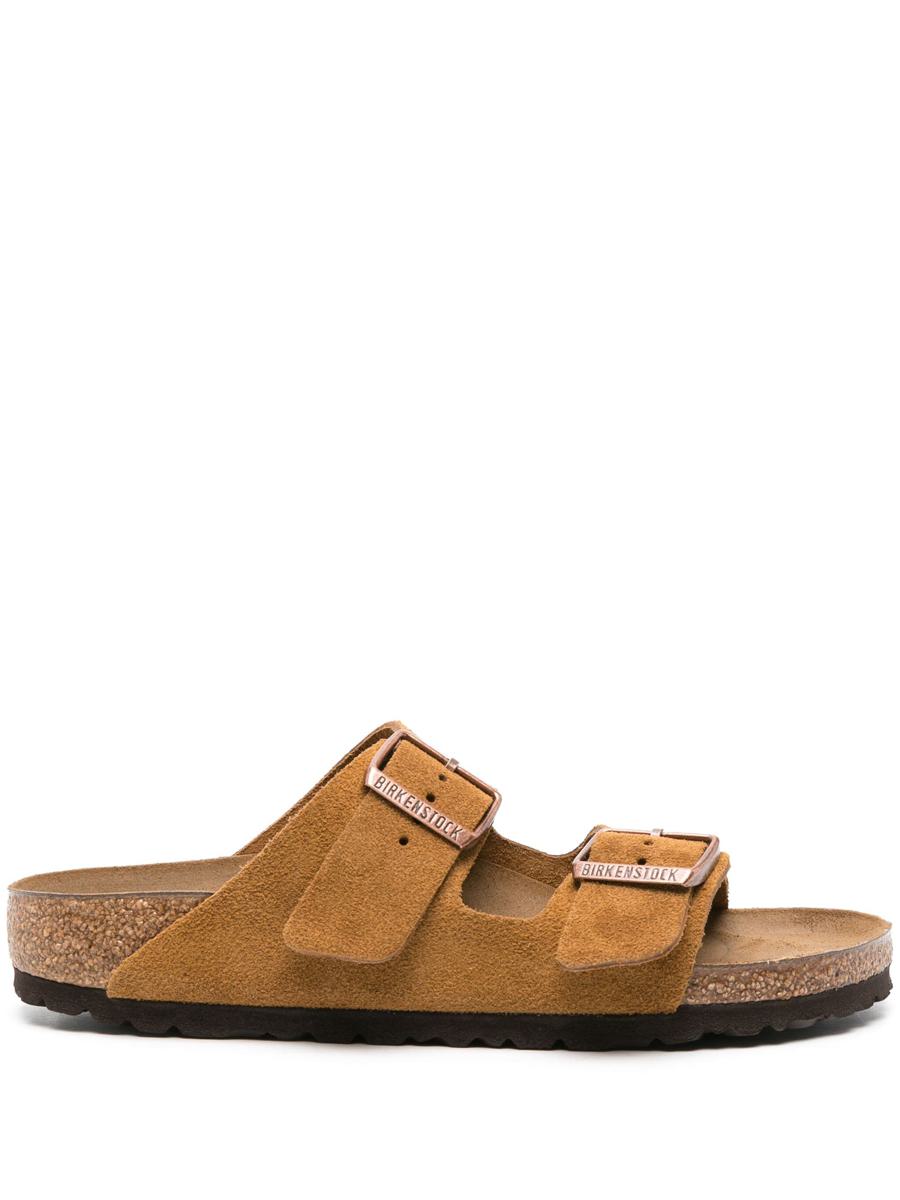 Birkenstock Arizona 水貂毛磨砂皮鞋