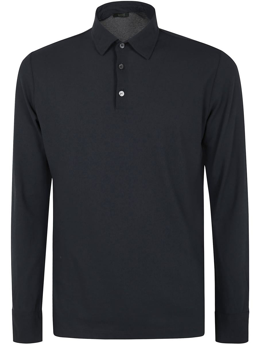 Zanone Long Sleeves Polo Shirt Clothing