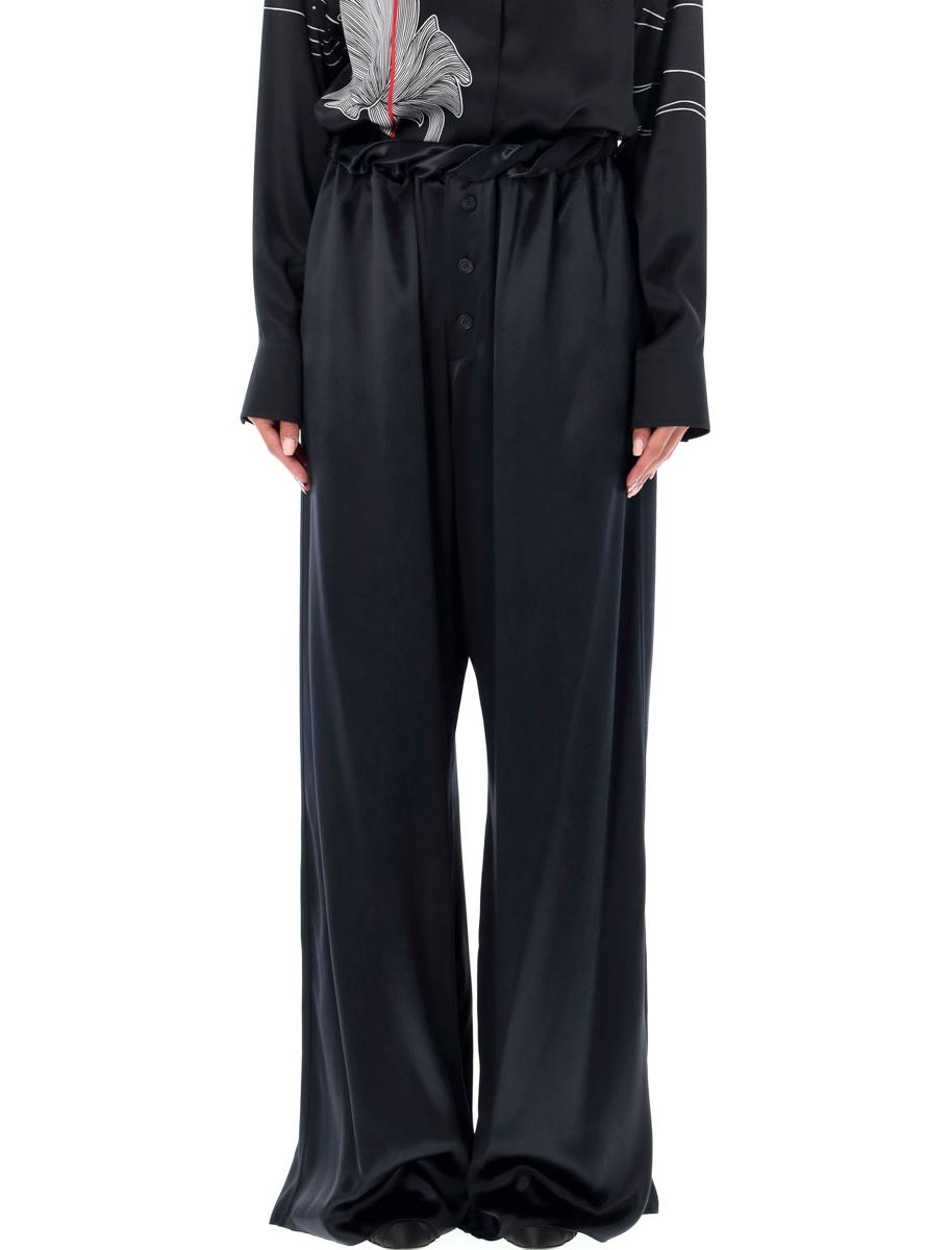 Salvatore Ferragamo Satin Pijama Pants