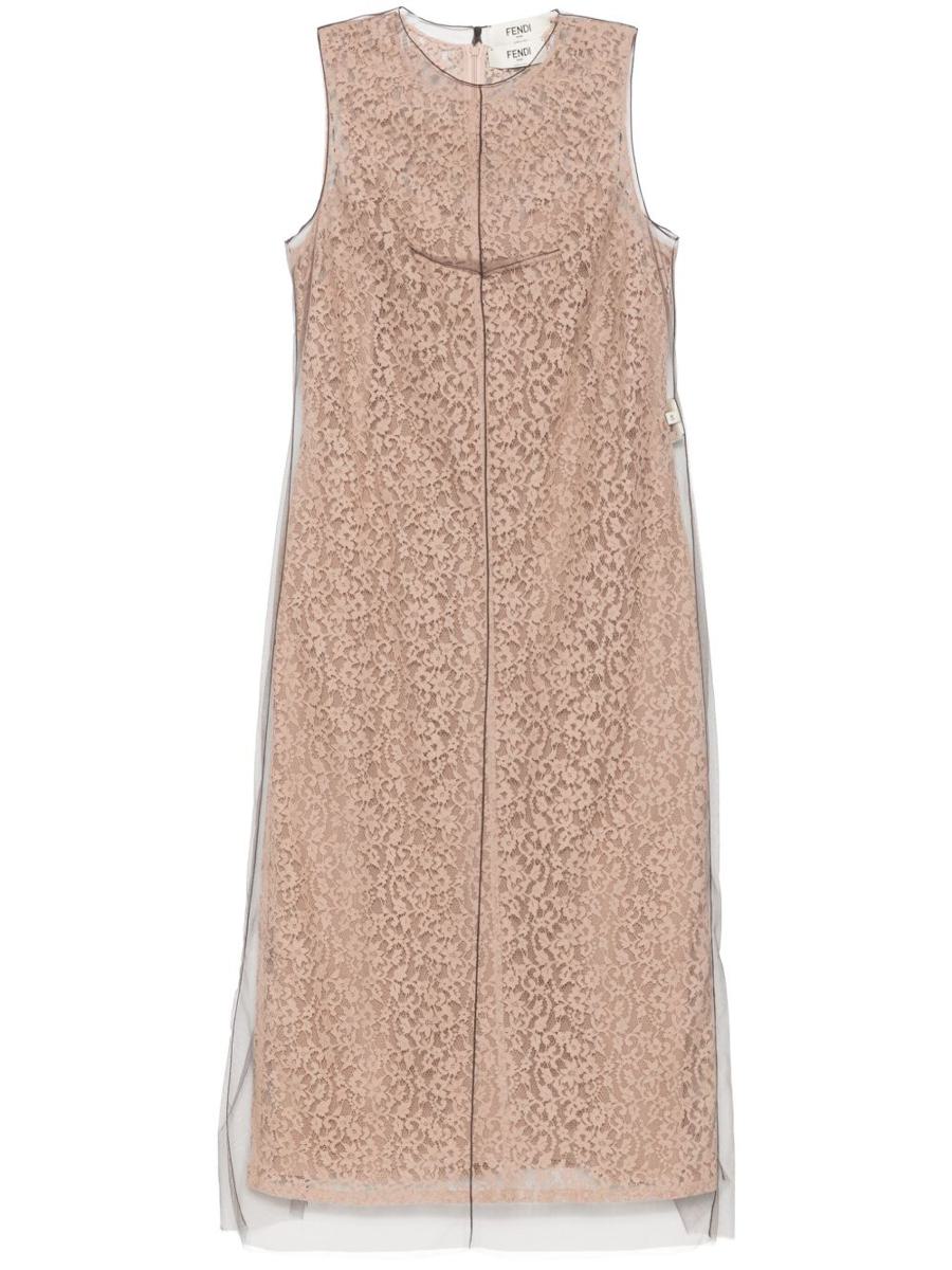 Fendi Lace Midi Dress