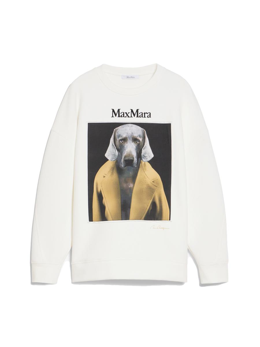 Max Mara Bacco 棉卫衣 带Wegman印花