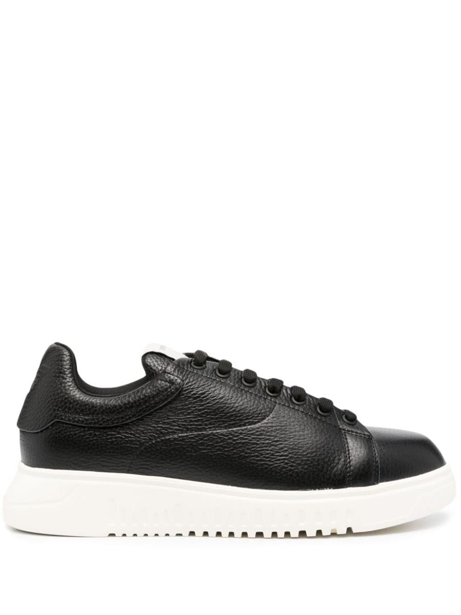 Emporio Armani 皮革运动鞋