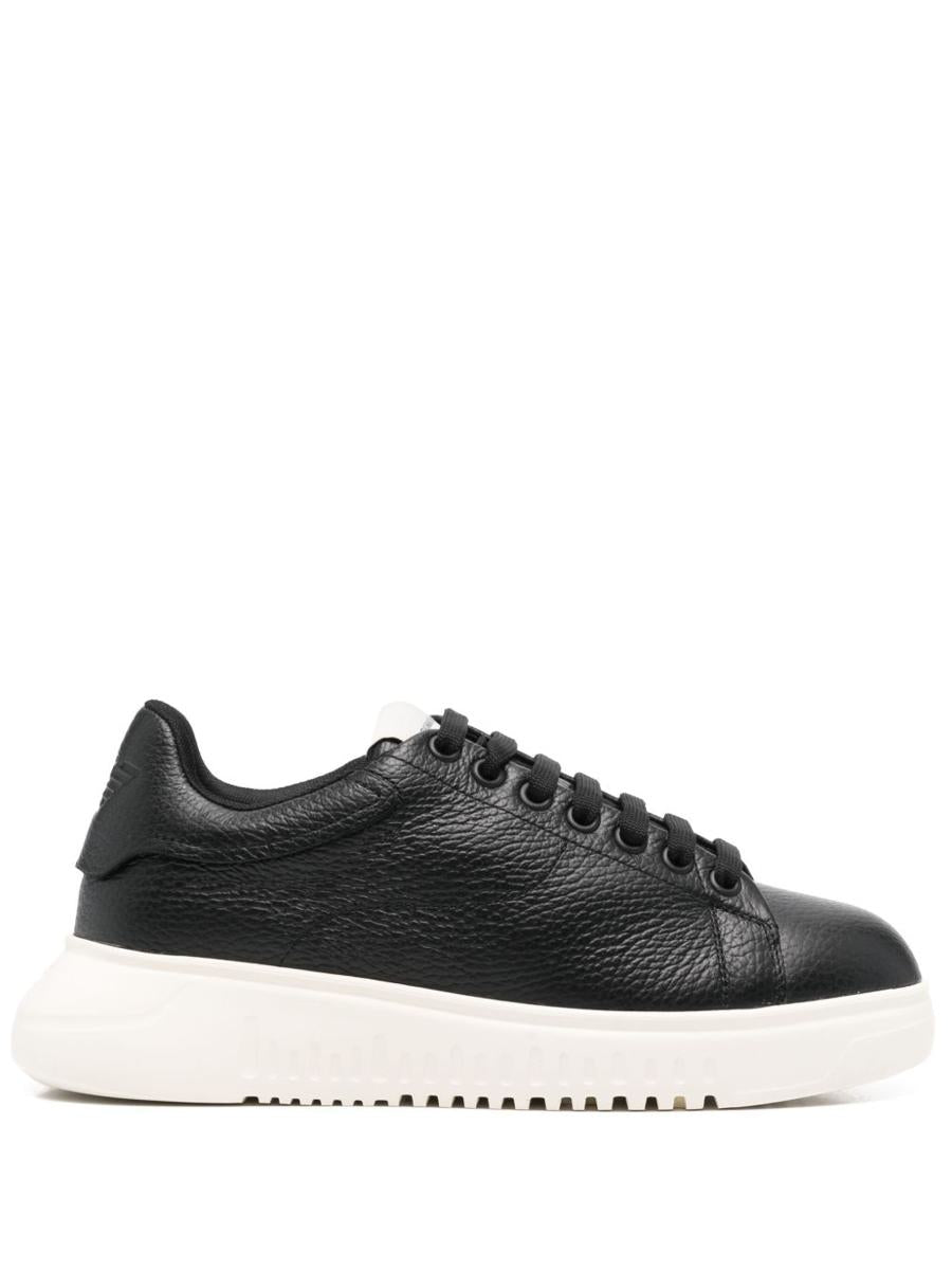 Emporio Armani 独家皮革运动鞋