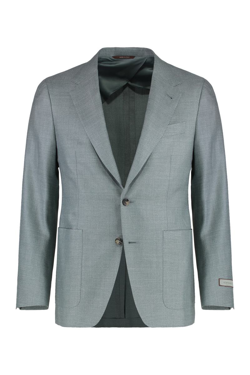 Canali 单排双粒扣夹克
