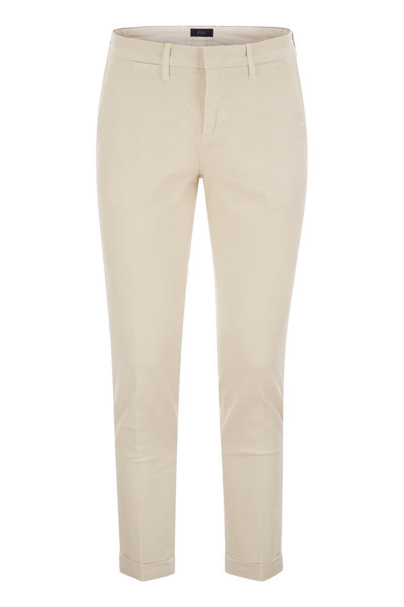 Fay Slim 5-Pocket Trousers