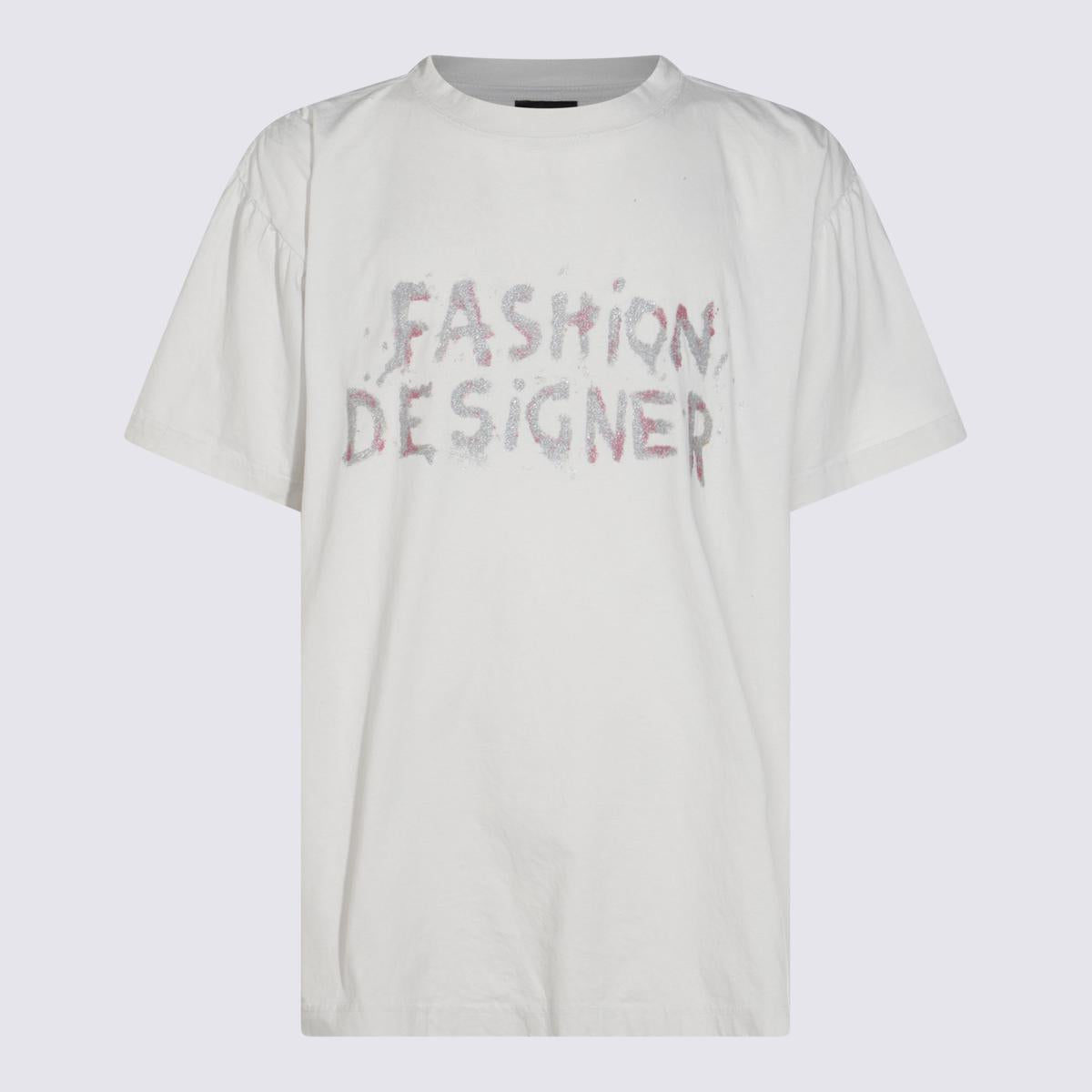 Balenciaga White Cotton T-Shirt