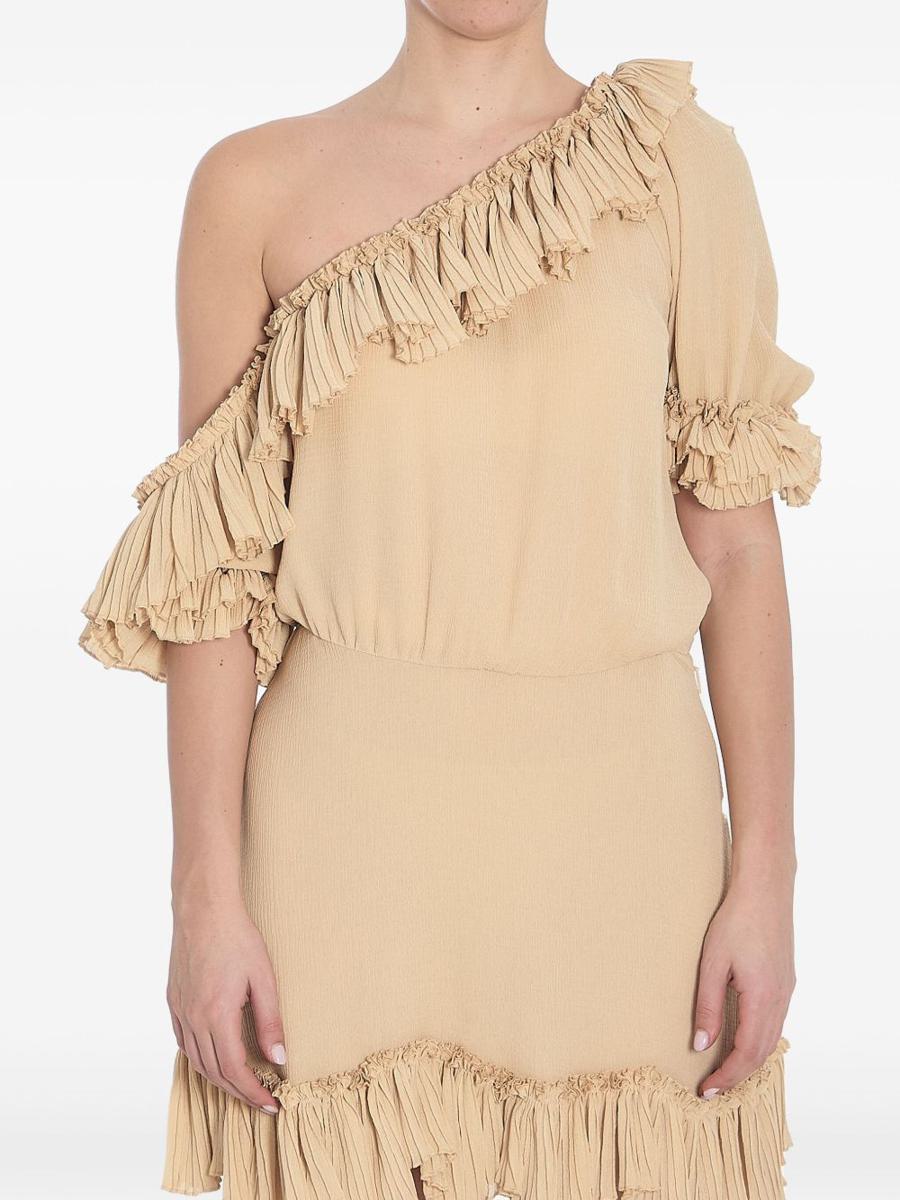 Saint Laurent Rouched Mini Dress
